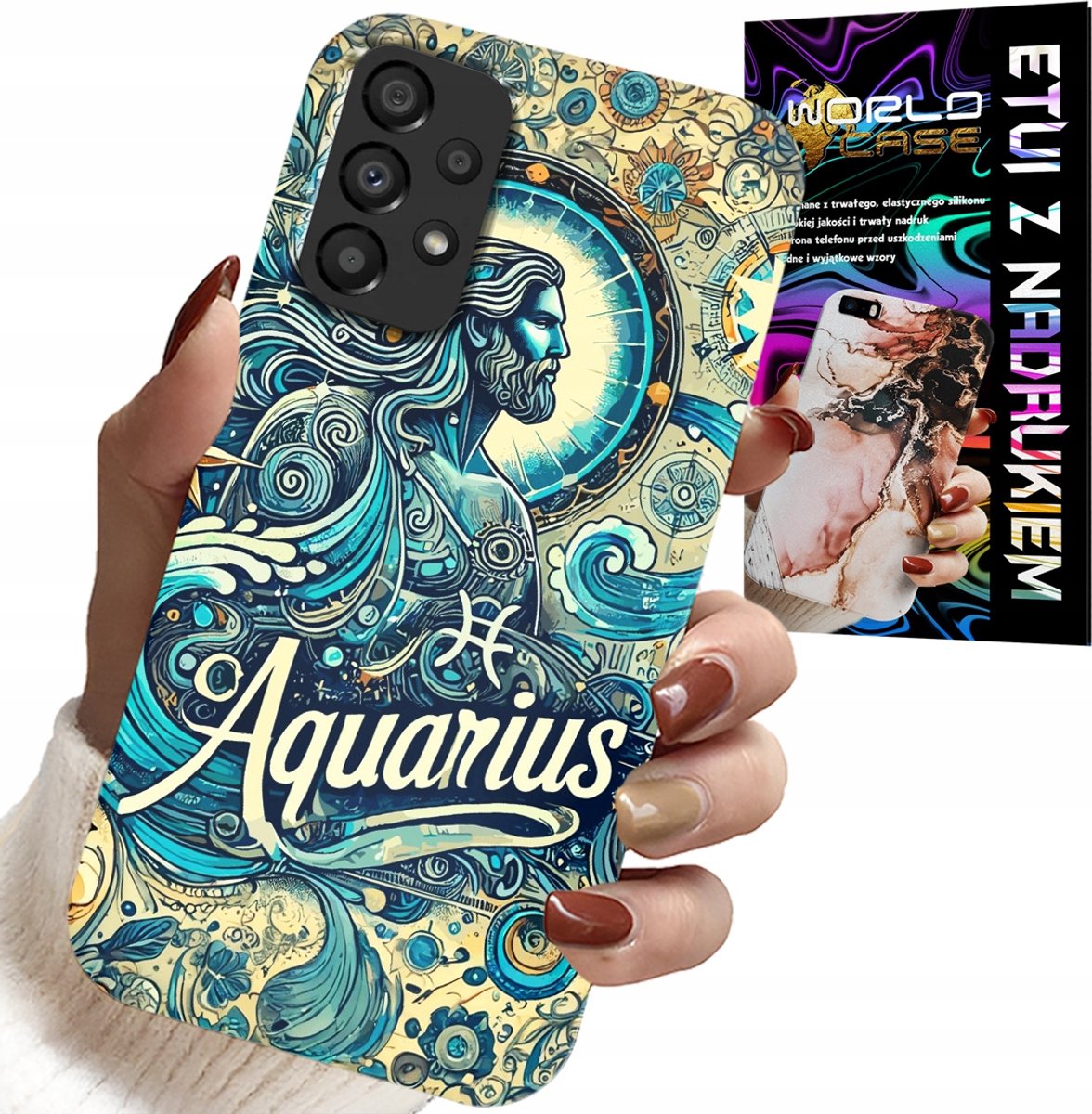 HOESJE VOOR SAMSUNG A52 / A52S - STERRENBEELD, WATERMAN, ASTRONOMIE ACHTERKANT