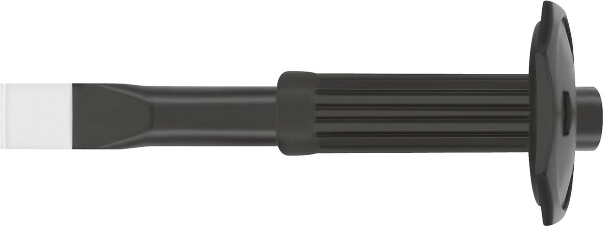 Platte beitel - Steenbeitel - Metselwerk hakken - Geïntegreerde handbescherming - 250 mm
