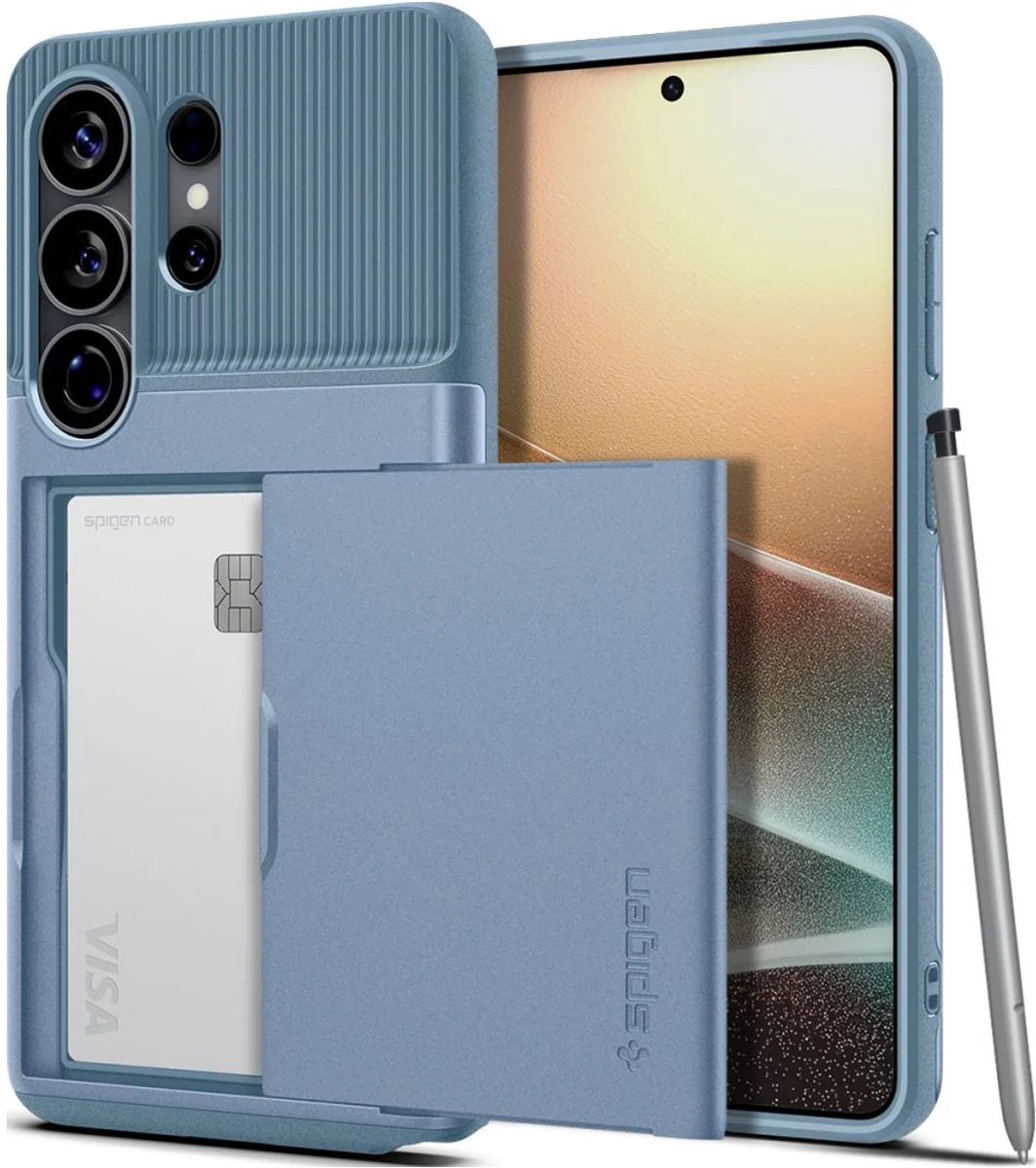 Spigen Slim Armor CS Backcover geschikt voor Samsung Galaxy S26 Ultra - Light Blue