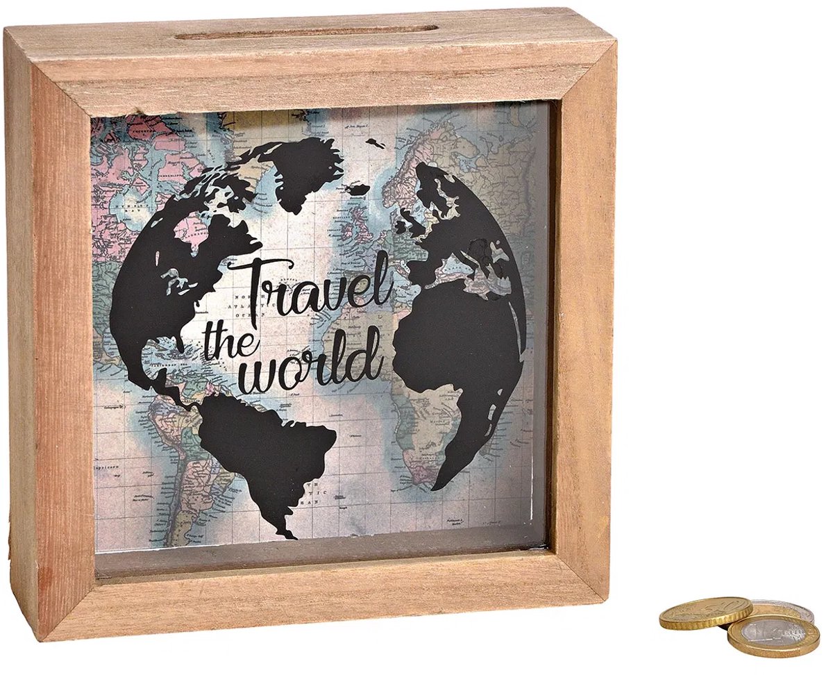 Spaarpot "Travel around the world"