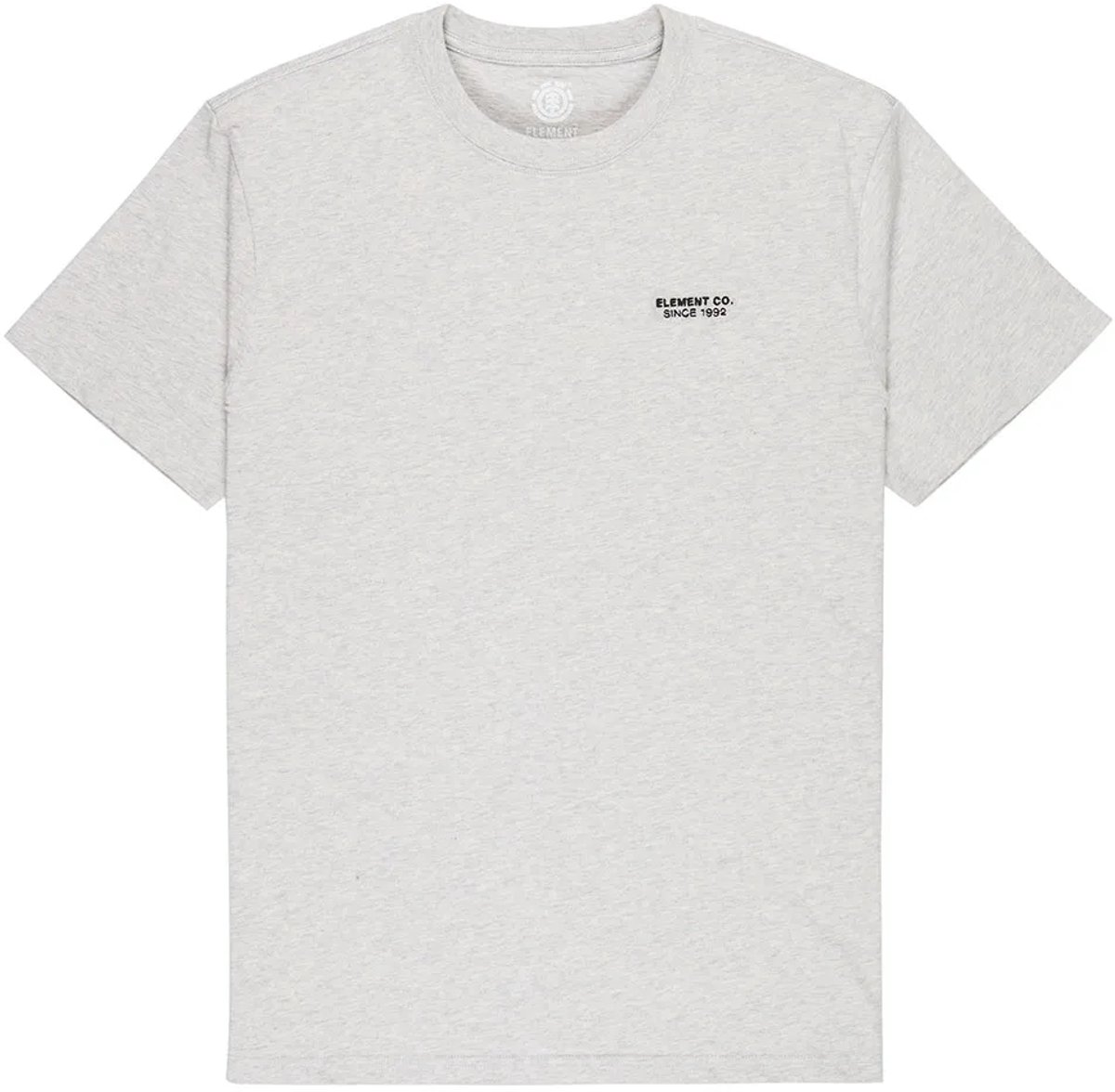 Element Co Emb T-shirt Met Korte Mouwen M Man Grijs