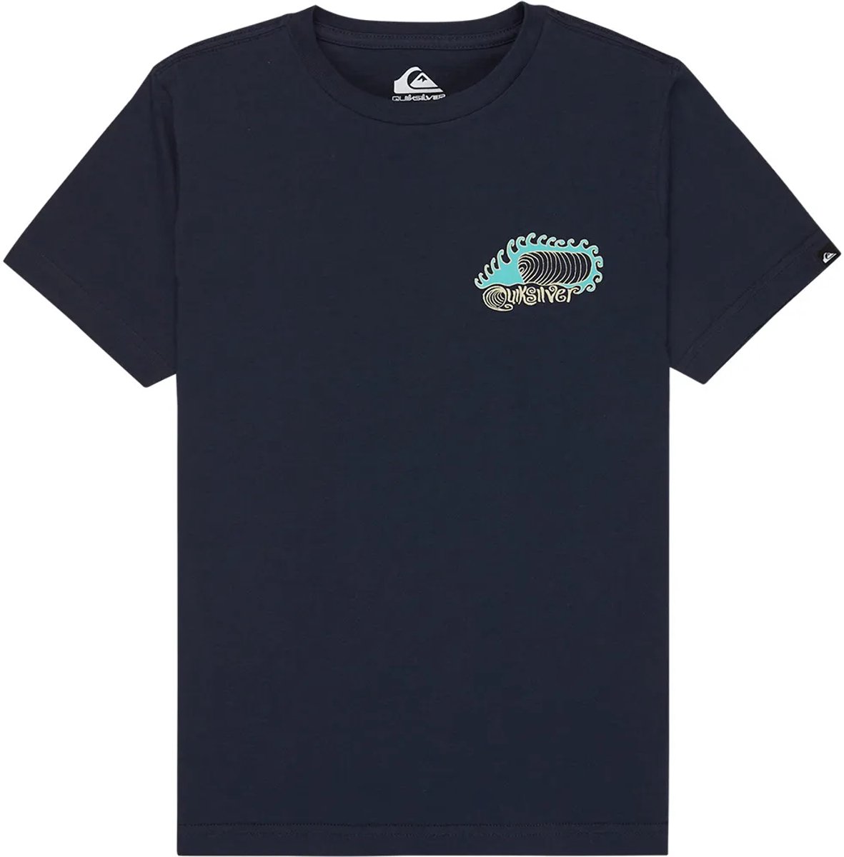 Quiksilver Skeleton Ride T-shirt Met Korte Mouwen 8 Years Jongen Blauw