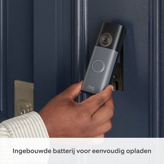 Ring Battery Video Doorbell (2ng Gen) Matte Mocha - 2K video van Merkloos — afbeelding 5