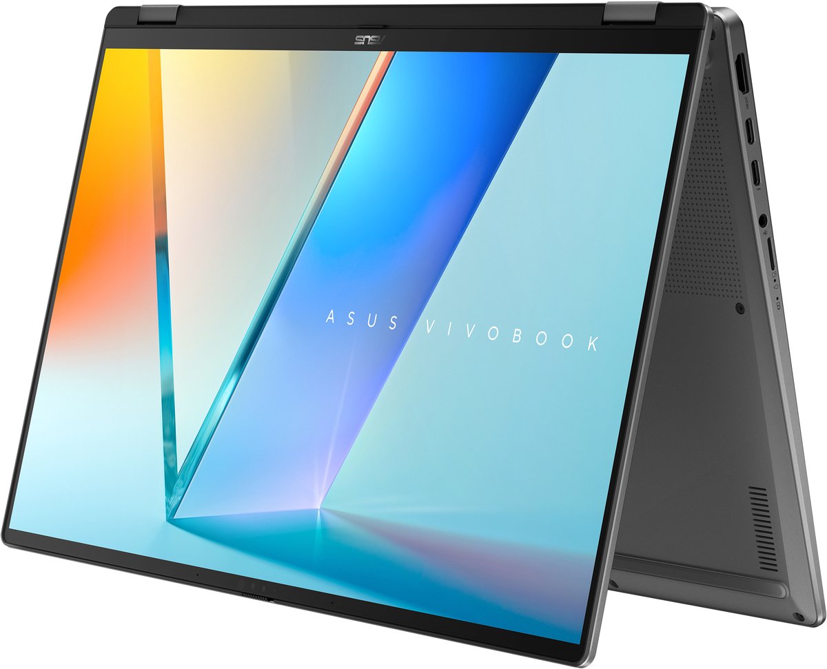 ASUS Vivobook 16 Flip TP3607SA‑SI131W - Laptop - 16 inch WUXGA Touch - Core Ultra 7 256V - 16GB/512GB