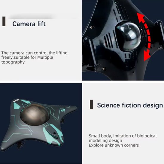Onderwater Drone - Camera - Boot - Onderzeeër - Bestuurbaar | bol