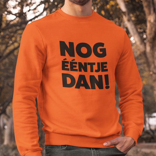 Oranje Koningsdag Trui Nog Ééntje Dan 2XL