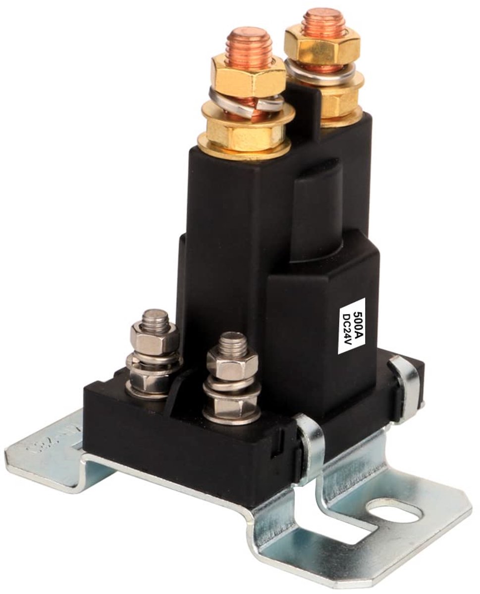 Accu Isolator Relais - Voertuig Schakelaar - Dubbele Batterij - 500 Amp Hoge Stroom - 9x8x6 cm