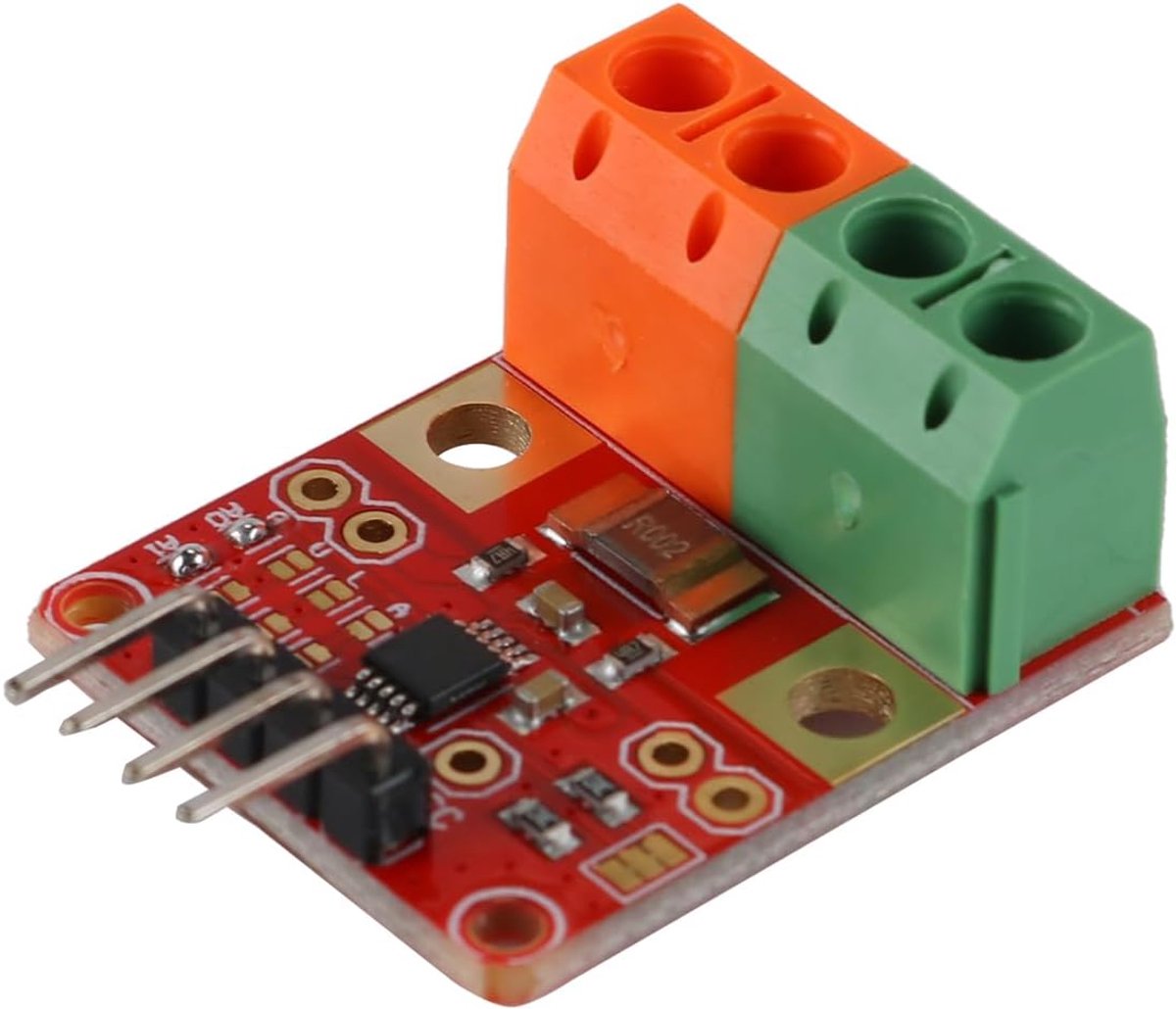 Spanningsstroommodule - Energiedetector - Meten en monitoren - Programmeerbare shunt - 0-36 V 20 A - Zwart