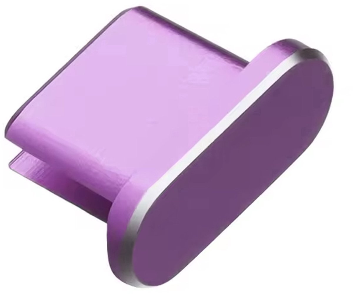 Scoby - Anti Stofplug - Stofkapje - Aansluitbeschermer - Dust Plug - USB-C - Paars