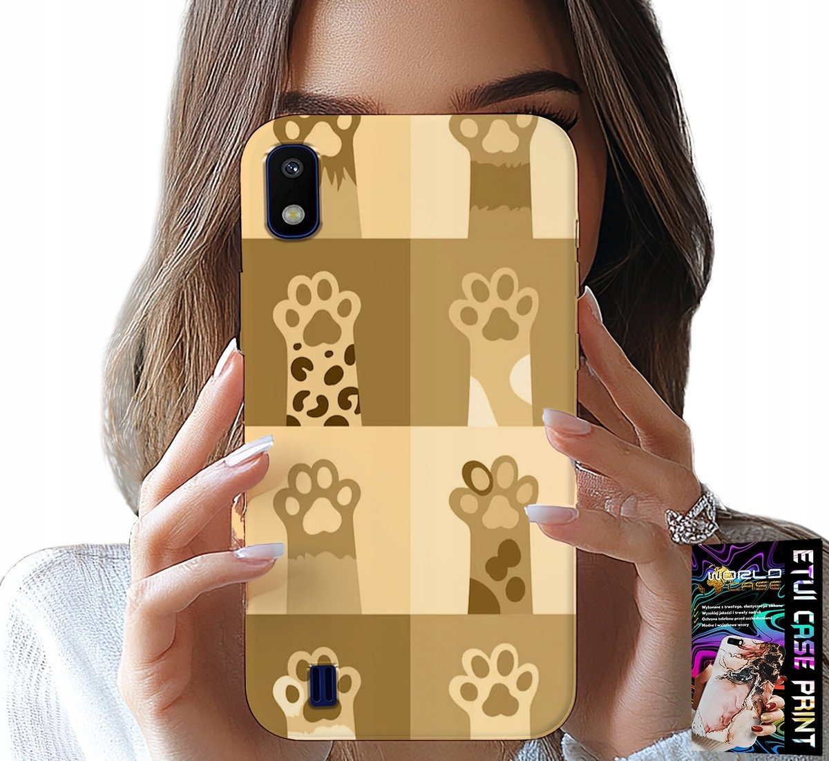 HOESJE VOOR SAMSUNG A10 - HOU VAN KATTEN, PATRONEN MET KATTEN, KATTENPOTEN
