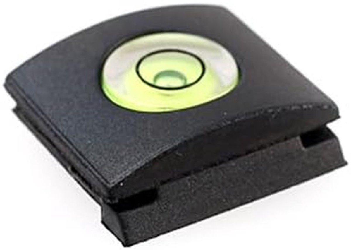 Waterpas Camera - Schoen Mount - Recht Fotograferen - Compact Ontwerp - 19x11x0.3 cm - Zwart