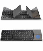 IMENGINE®Opvouwbaar Bluetooth Toetsenbord met Touchpad – draadloos toetsenbord - QWERTY Keyboard – Voor Smartphone, Tablet & Laptop – Lichtgewicht & Compact – Zwart