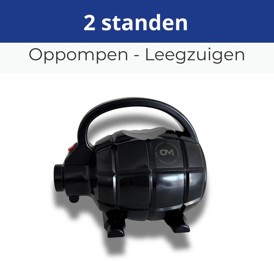 One Movement® Elektrische Luchtpomp 600W – SUP, Airtrack & Boot – 220-240V Krachtig & Snel — afbeelding 4