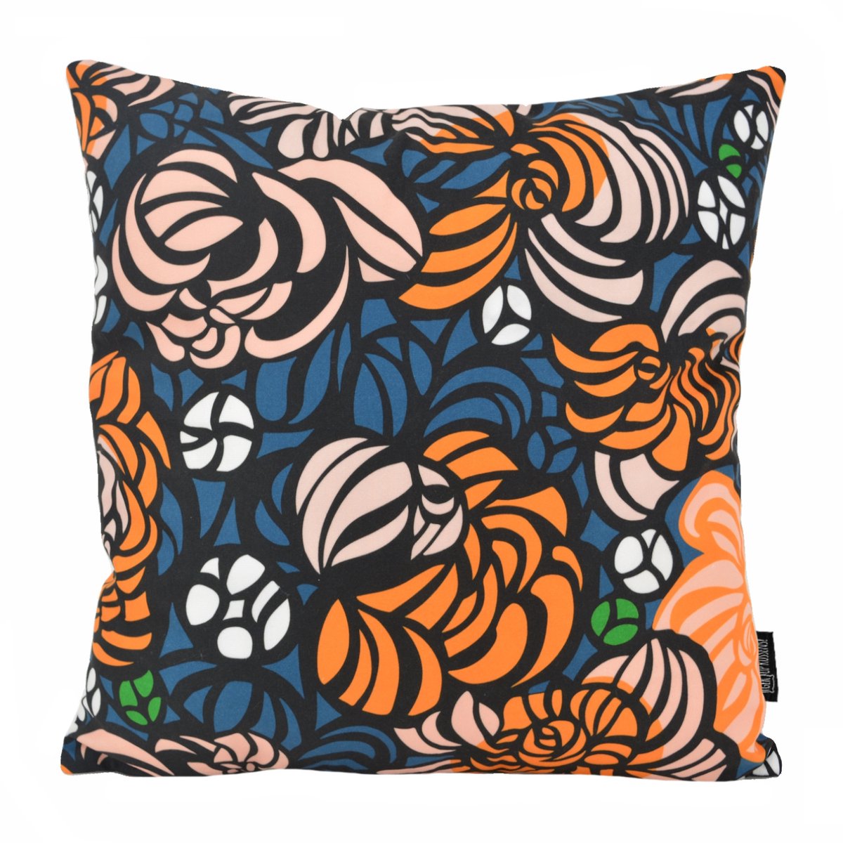 Gek op Kussens! Sierkussen Fusion Flowers #1 | 45 x 45 cm | Katoen/Polyester Blauw