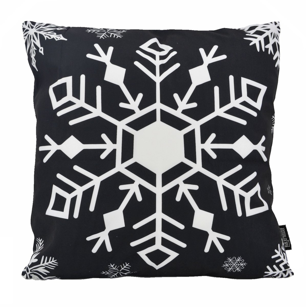 Gek op Kussens! Sierkussen Zwart-Wit Kerst #1 | 45 x 45 cm | Katoen/Polyester Kerst 1