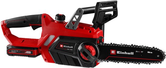 Einhell Accu Kettingzaag GE-LC 18/25 Li Kit - Power X-Change - 18 V/3.0 Ah/Li-Ion - Zwaardlengte: 25 cm - Max. Zaaglengte: 23 cm - Incl. 1x 3.0 Ah Accu en lader