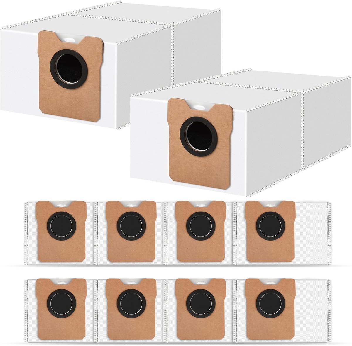 10 Stuks stofzakken geschikt voor Eufy Omni C20, C10 robotstofzuigers - Stofzuigerzakken - vervangende accessoires met grote capaciteit