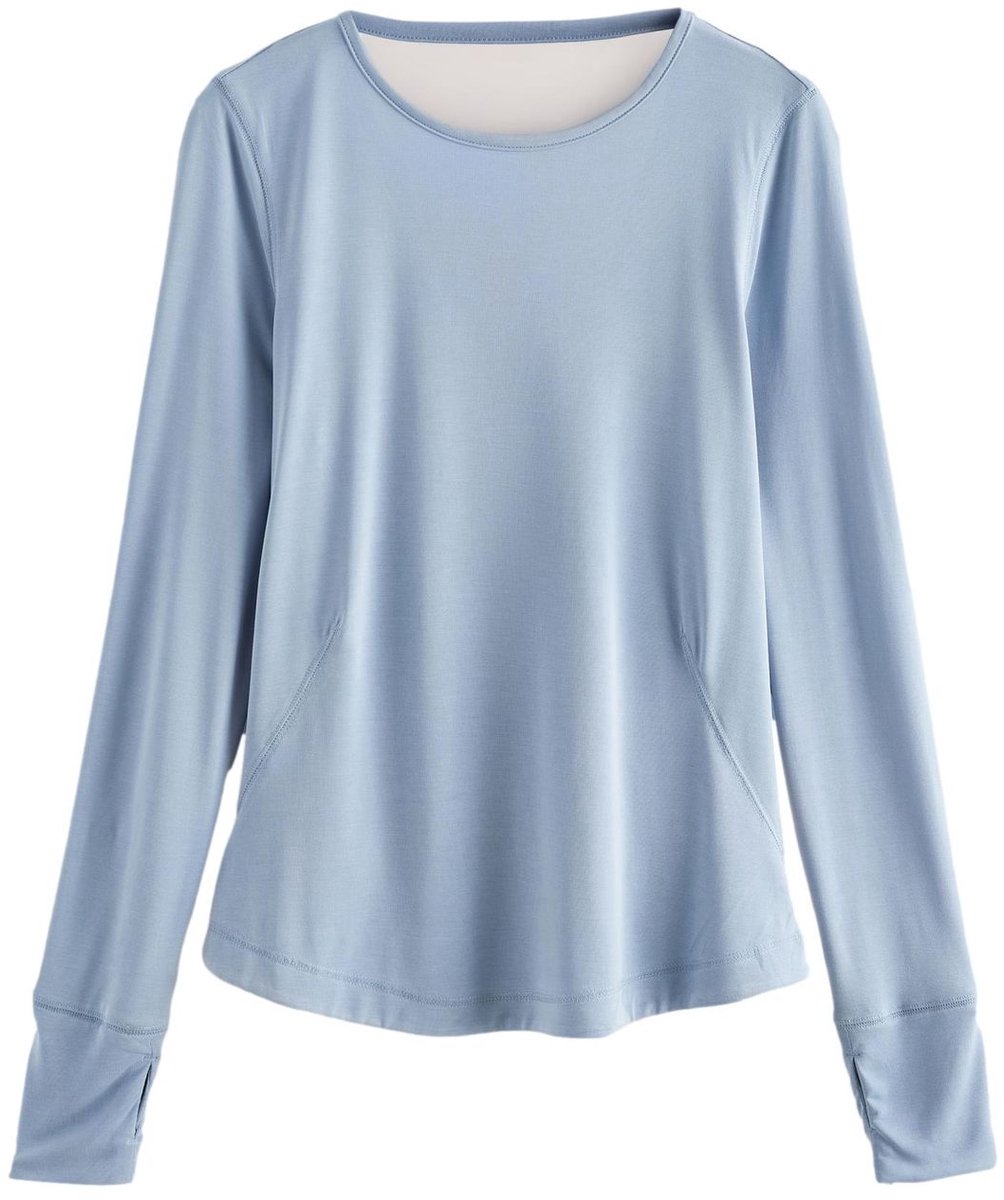 Next - Dames - Active Open Back Soft Touch Top - Blauw