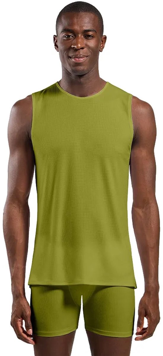 Odlo Active Light Mouwloos Basislaag Groen M Man