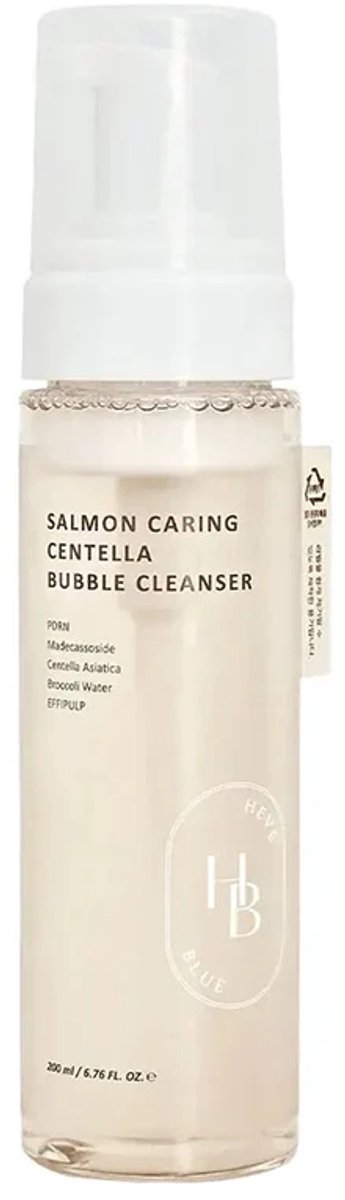 HEVEBLUE - Salmon Caring Centella Bubble Cleanser - Koreaanse huidverzorging