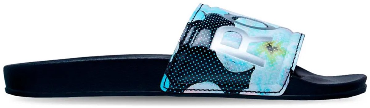 Roxy Slippy Ii Printed Slippers Vrouw Multicolor