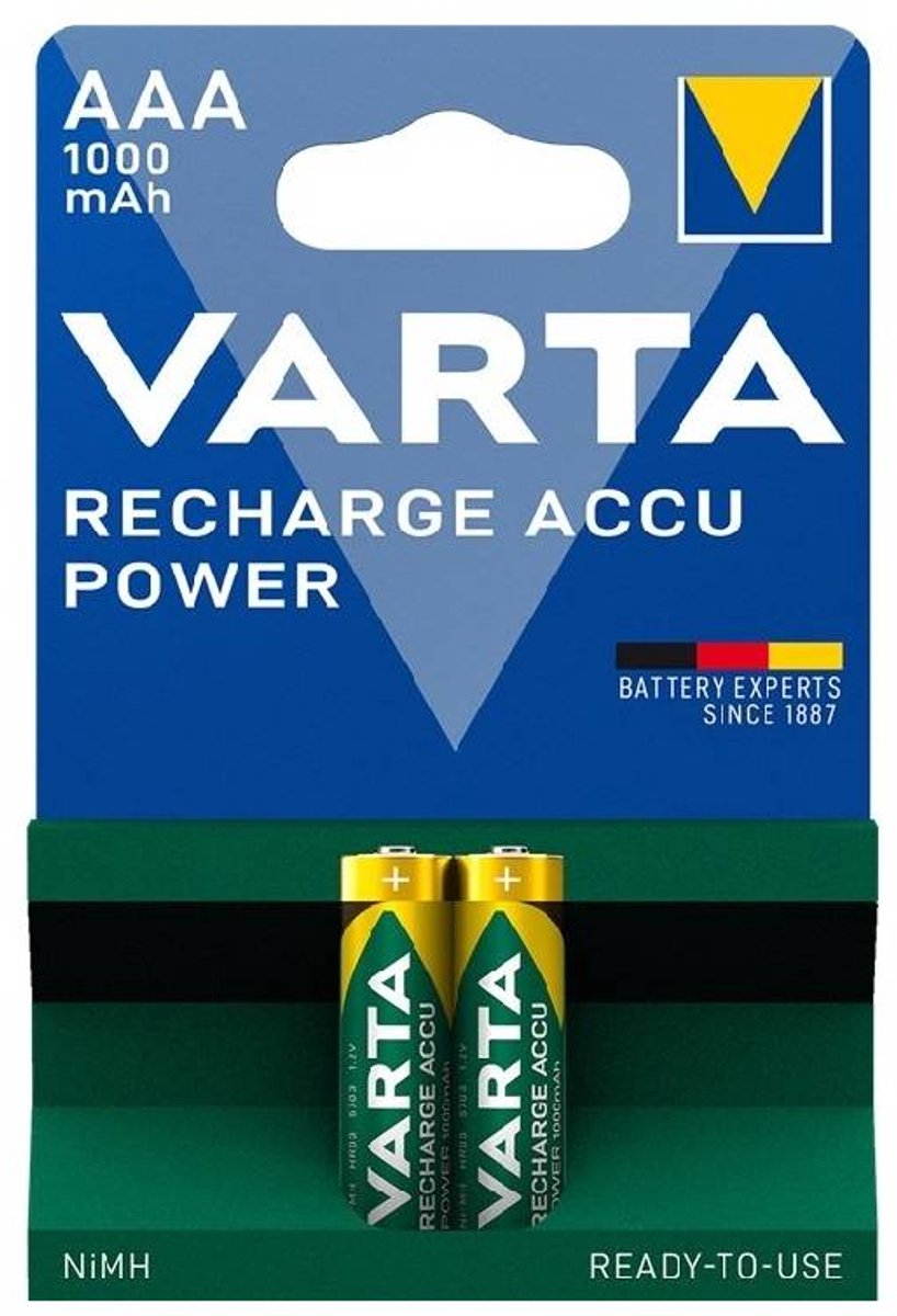 Varta AAA Oplaadbare Batterijen