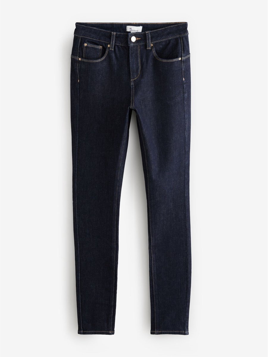 Next - Dames - Skinny jeans met 360° stretch - Blauw
