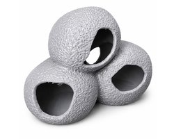 Aquarium Decoratie Steen Grot XL – Vis Schuilplaats Aquarium – Natuurlijke Rots Grot Decoratie – Grote Aquarium Grot voor Vissen, Garnalen & Pleco – 27 X 14 X 18 CM – Vis Verstopplek & Aquascape Decoratie