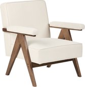EVJE - Fauteuil - Lichtbeige - Polyester