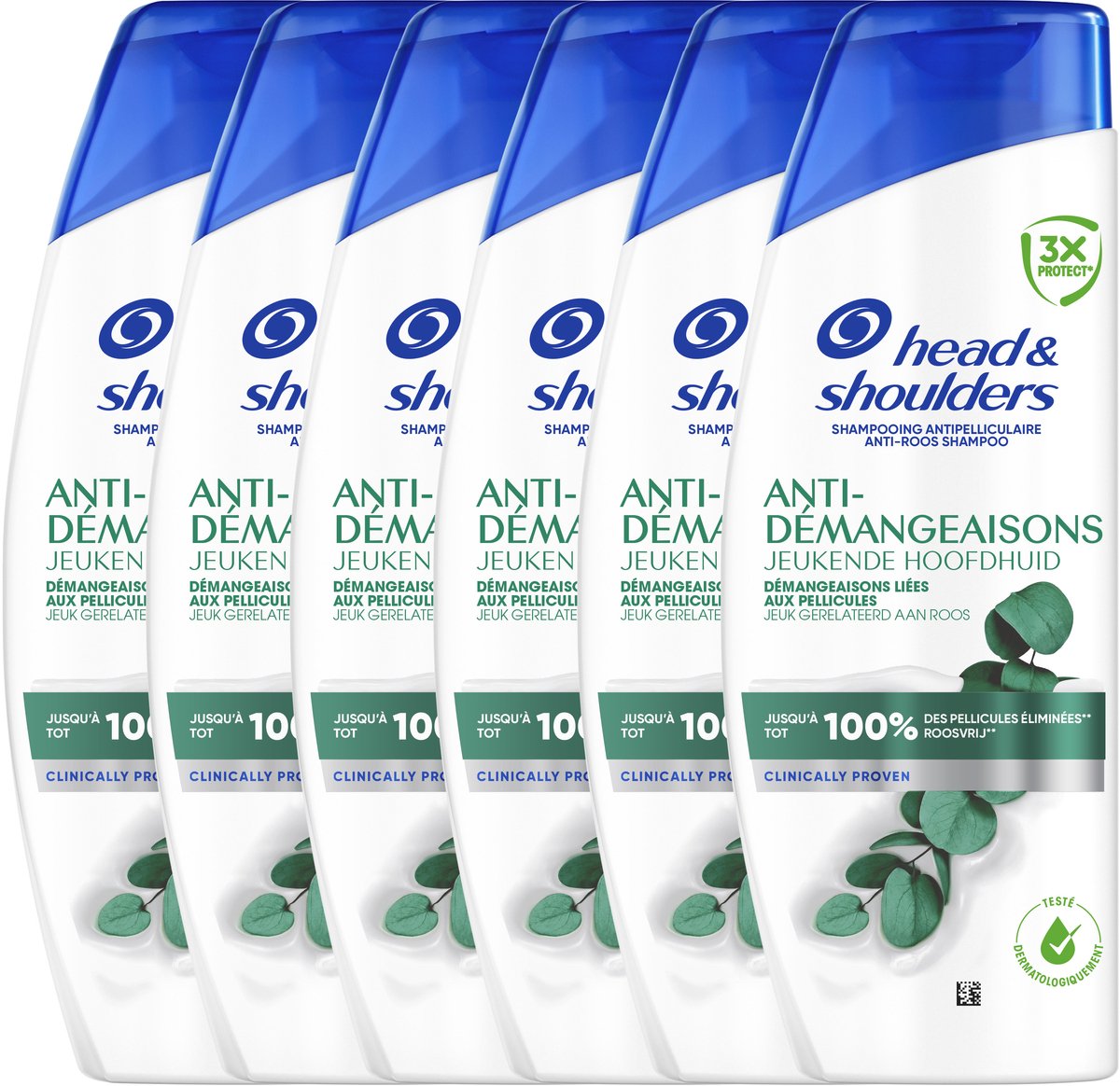 Head & Shoulders Jeukende Hoofdhuid Anti-roos Shampoo - 6 x 250ml
