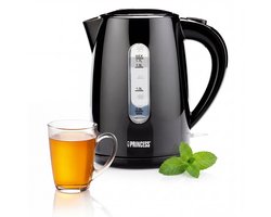 Princess Waterkoker 236017 - 1.7 Liter - 360° draaibaar - 2200W - Zwart