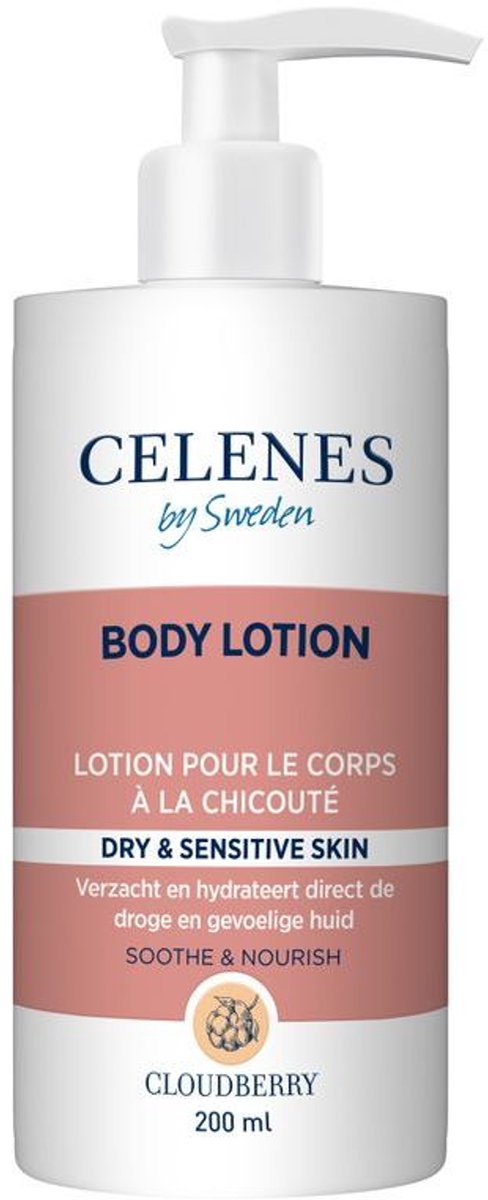 Celenes by Sweden Cloudberry Body Hydraterende Lotion - Huidverzorging - Gevoelige Huid - 200ml