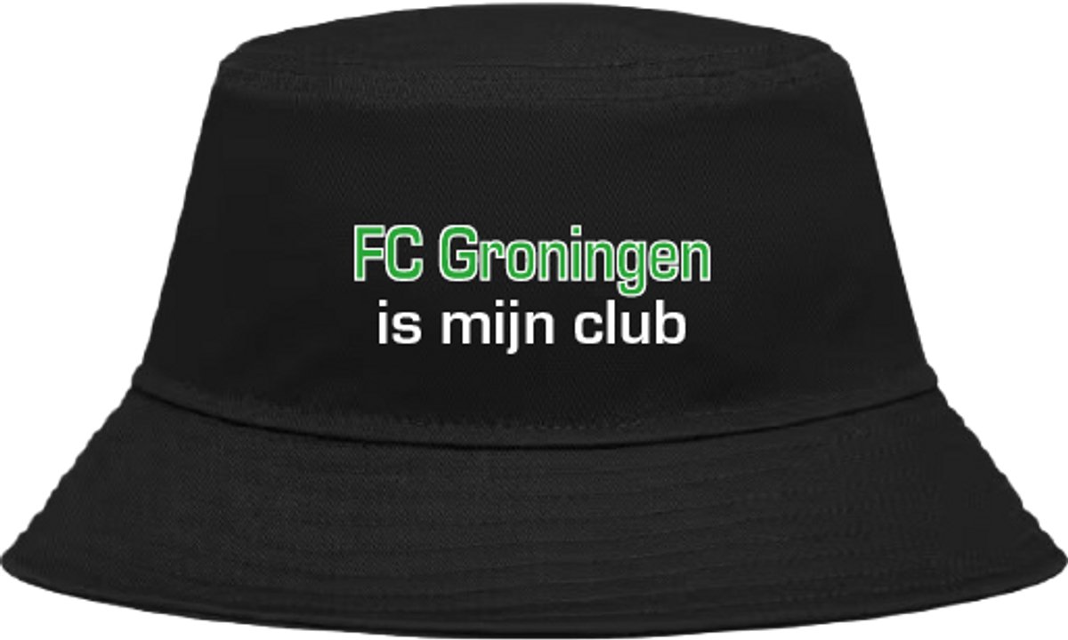 Buckethoed met tekst: FC Groningen is mijn club.