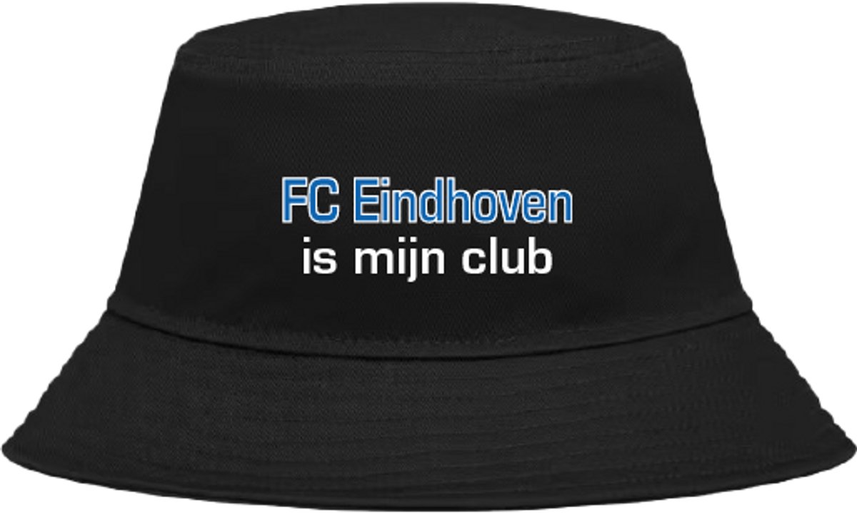 Buckethoed met tekst: FC Eindhoven is mijn club.