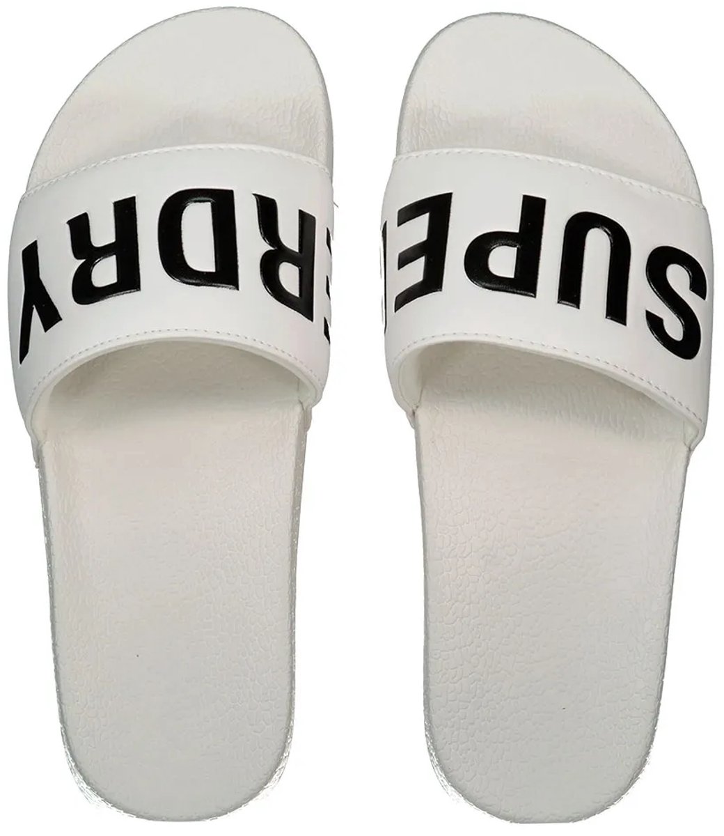 Superdry Badslippers Dames Slippers Wit