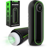 Intimate Desires® Madrid - Masturbator voor man - Pocket Pussy - Stoot- Zuig- en Trilfunctie - Verwarmd - Automatische Masturbator - Draaiknopbediening - Sextoys voor Mannen