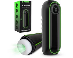 Intimate Desires® Madrid - Masturbator voor man - Pocket Pussy - Stoot- Zuig- en Trilfunctie - Verwarmd - Automatische Masturbator - Draaiknopbediening - Sextoys voor Mannen