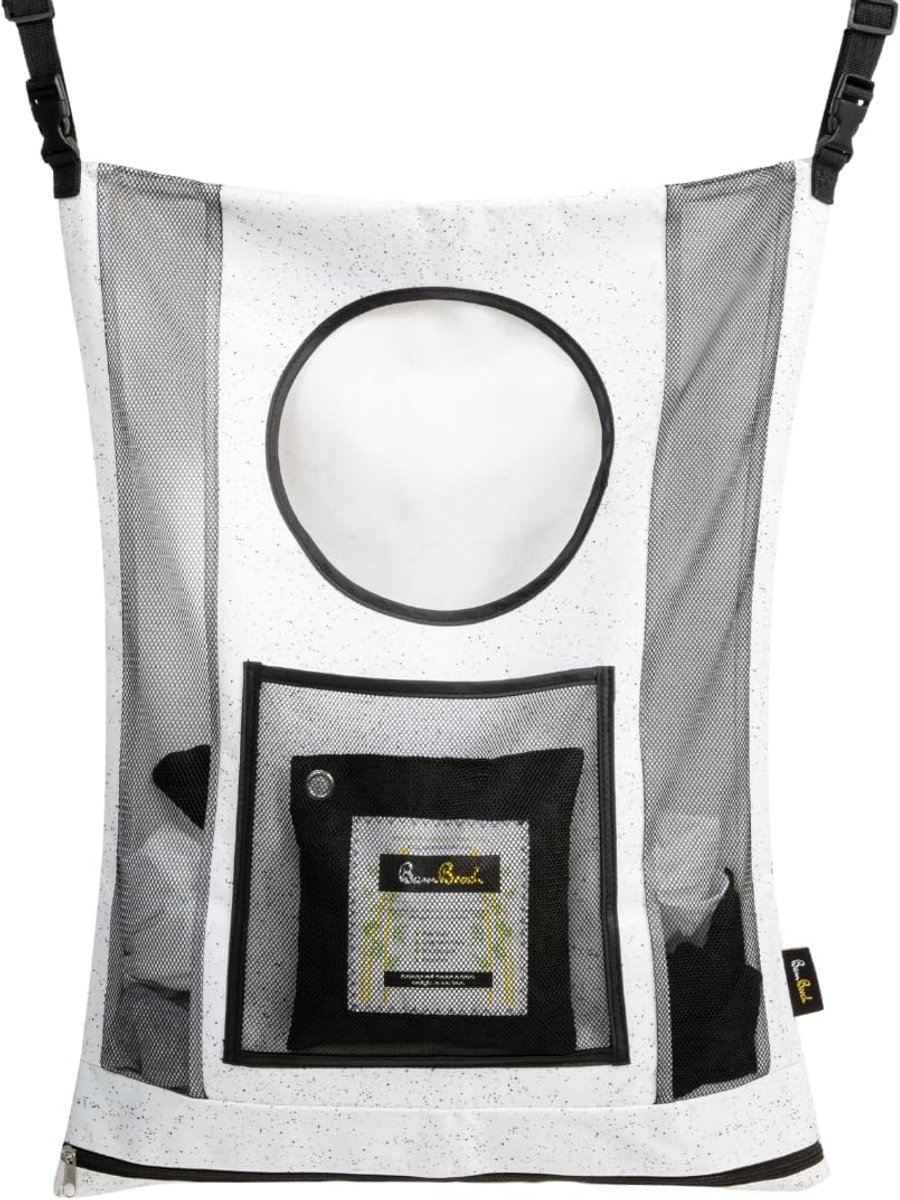 Hangende Waszak - Wasmand - Ruimte Besparen - Met Geurfilter - 48x64cm - Grijs