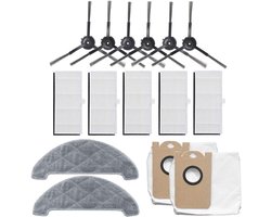 Set van 15 stofzakken, dweilen en zijborstels geschikt voor de Xiaomi Viomi S9 robotstofzuiger