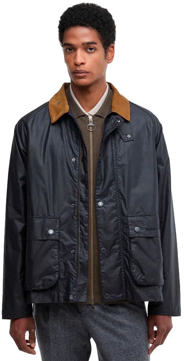 Barbour Bedale Modern Jas Man Marineblauw