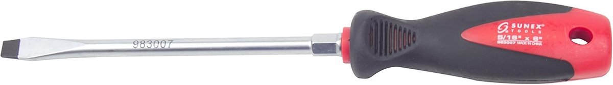 Sleufschroevendraaier - Precisie gereedschap - Vastschroeven - Versterkte zeskant - 6 inch