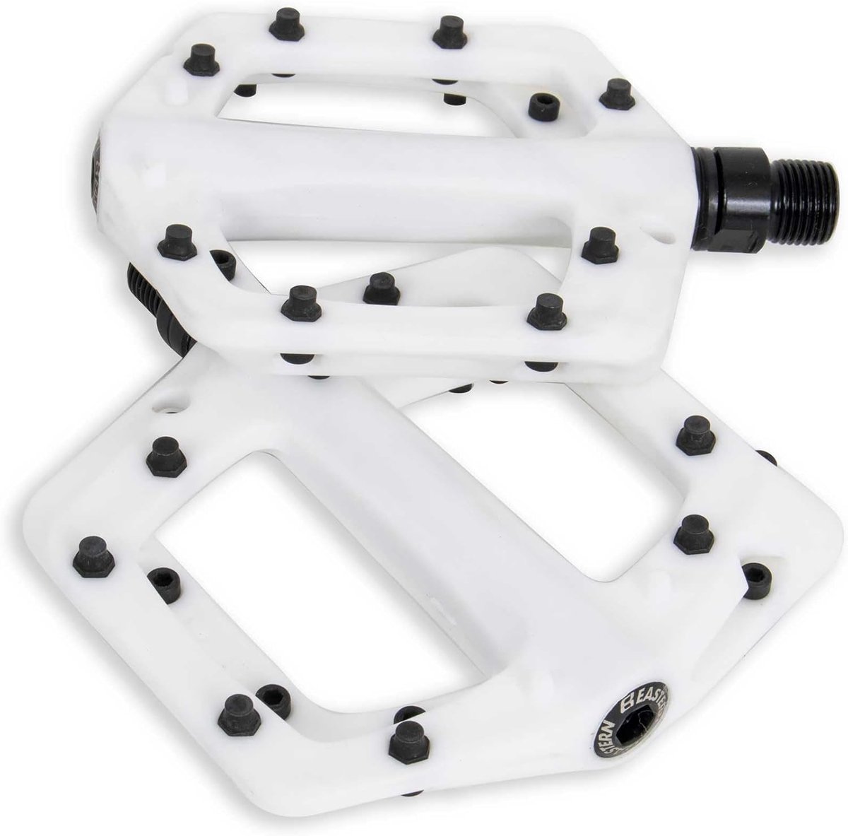 Fiets Pedalen - MTB BMX Onderdelen - Offroad Fietsen - Verwijderbare Metalen Pinnen - 9/16 Inch - Wit