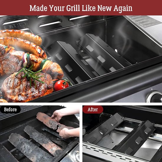 Sander Shop 4 roestvrijstalen grillbuisaccessoires Geschikt voor de meeste gasbarbecues. van sander-shop — afbeelding 2