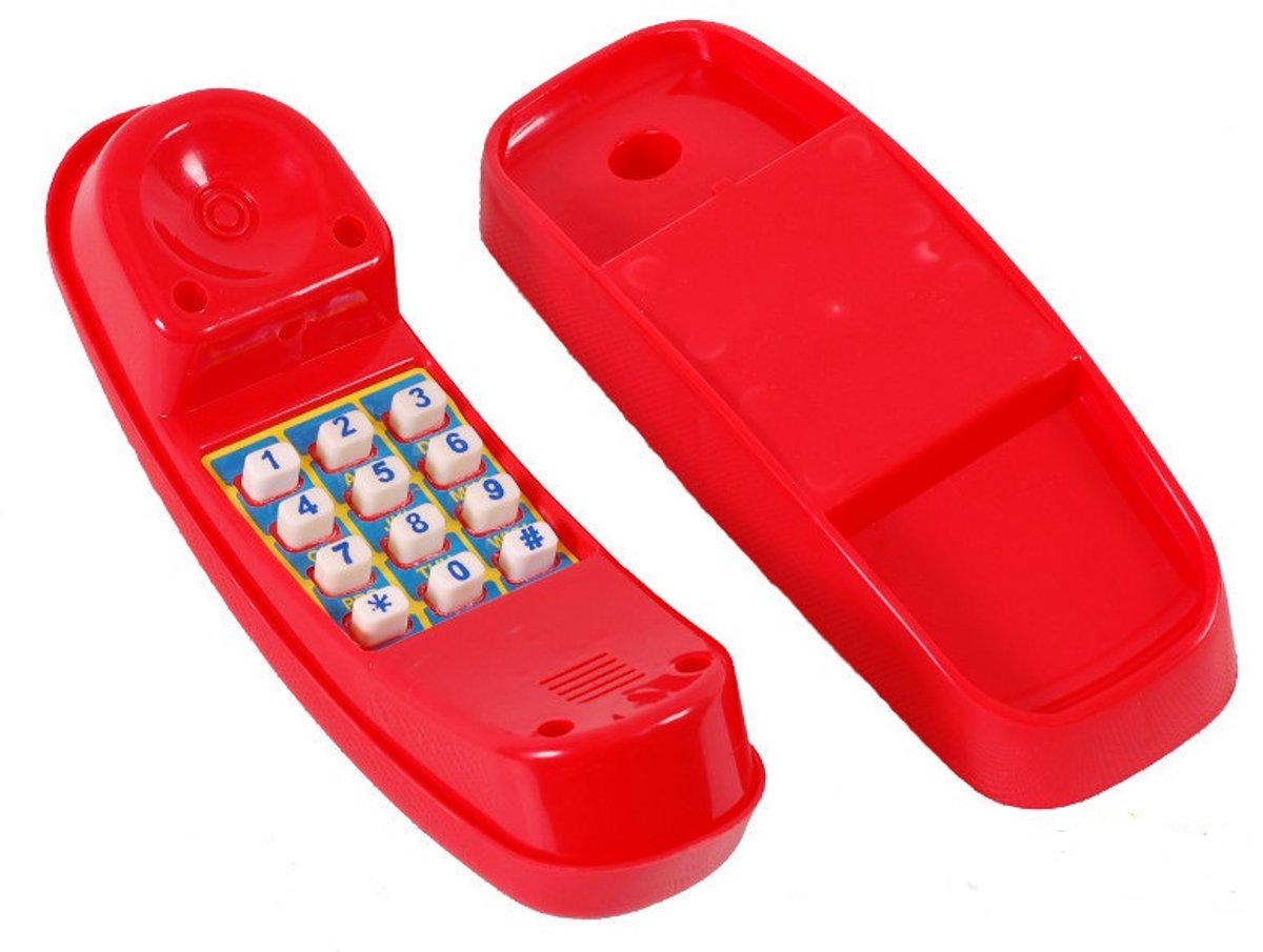 Telefoon Kunststof Rood