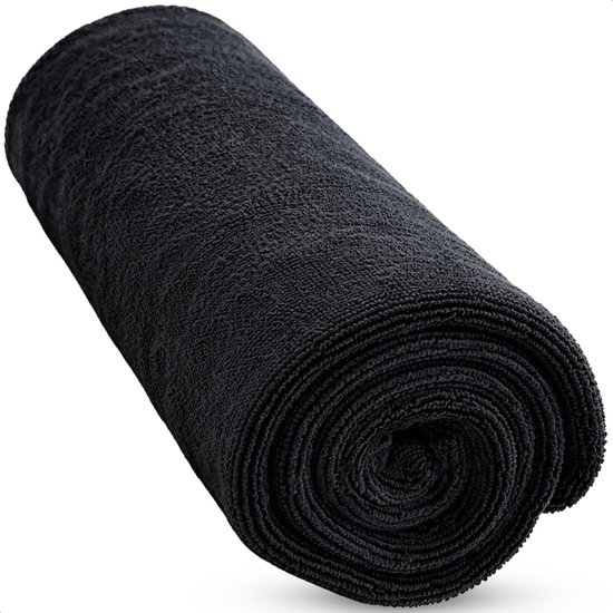 Luft ultra absorberende Microvezel Droogdoek - 60 x 80 - Badkamer en Auto - Microvezeldoekjes - Sterk - Zwart - 1300 GSM