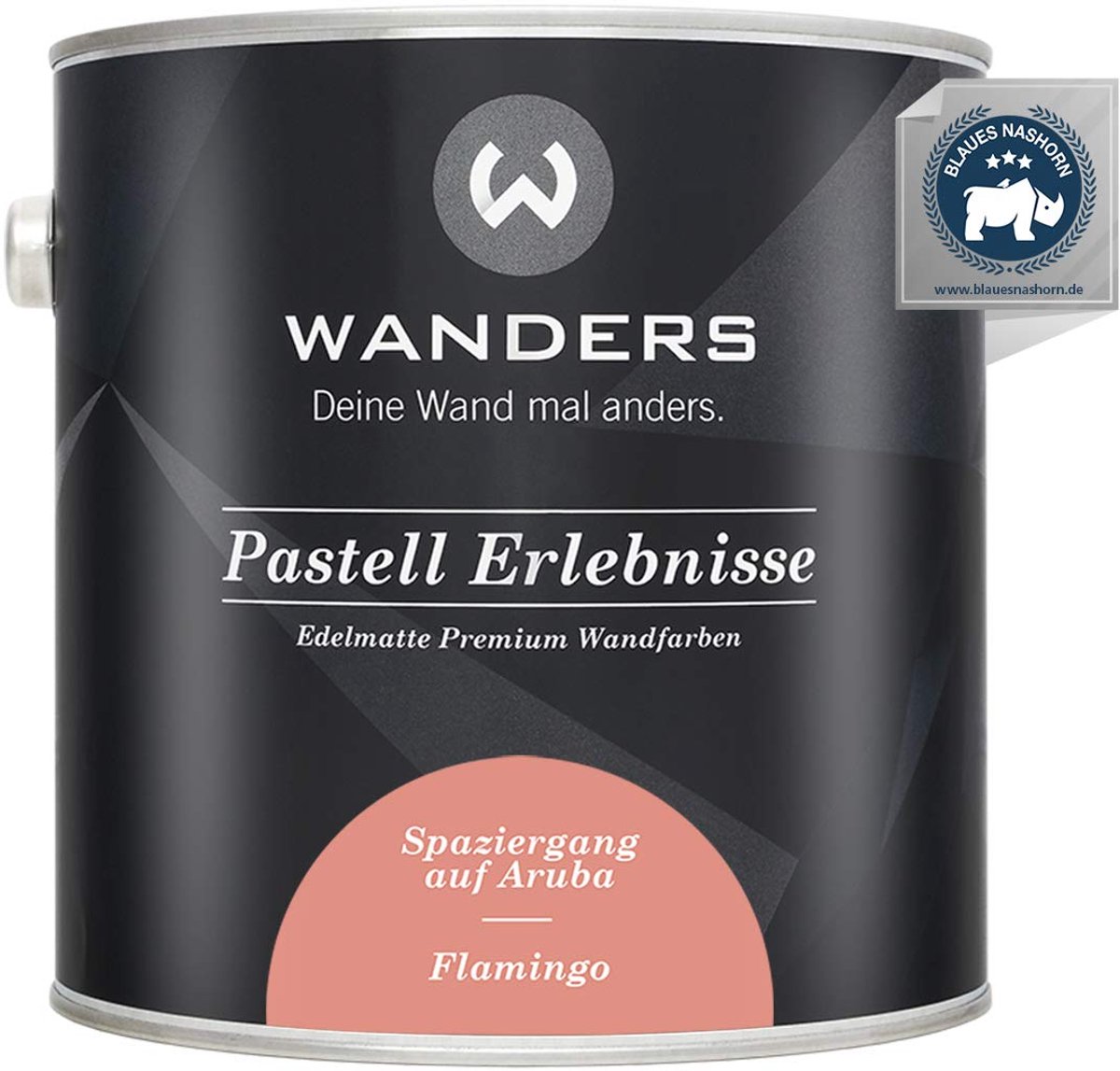 Wanders Muurverf - Edelmatte Krijtverf voor Hout en Meubels - Zacht Koraalroze - 2,5L