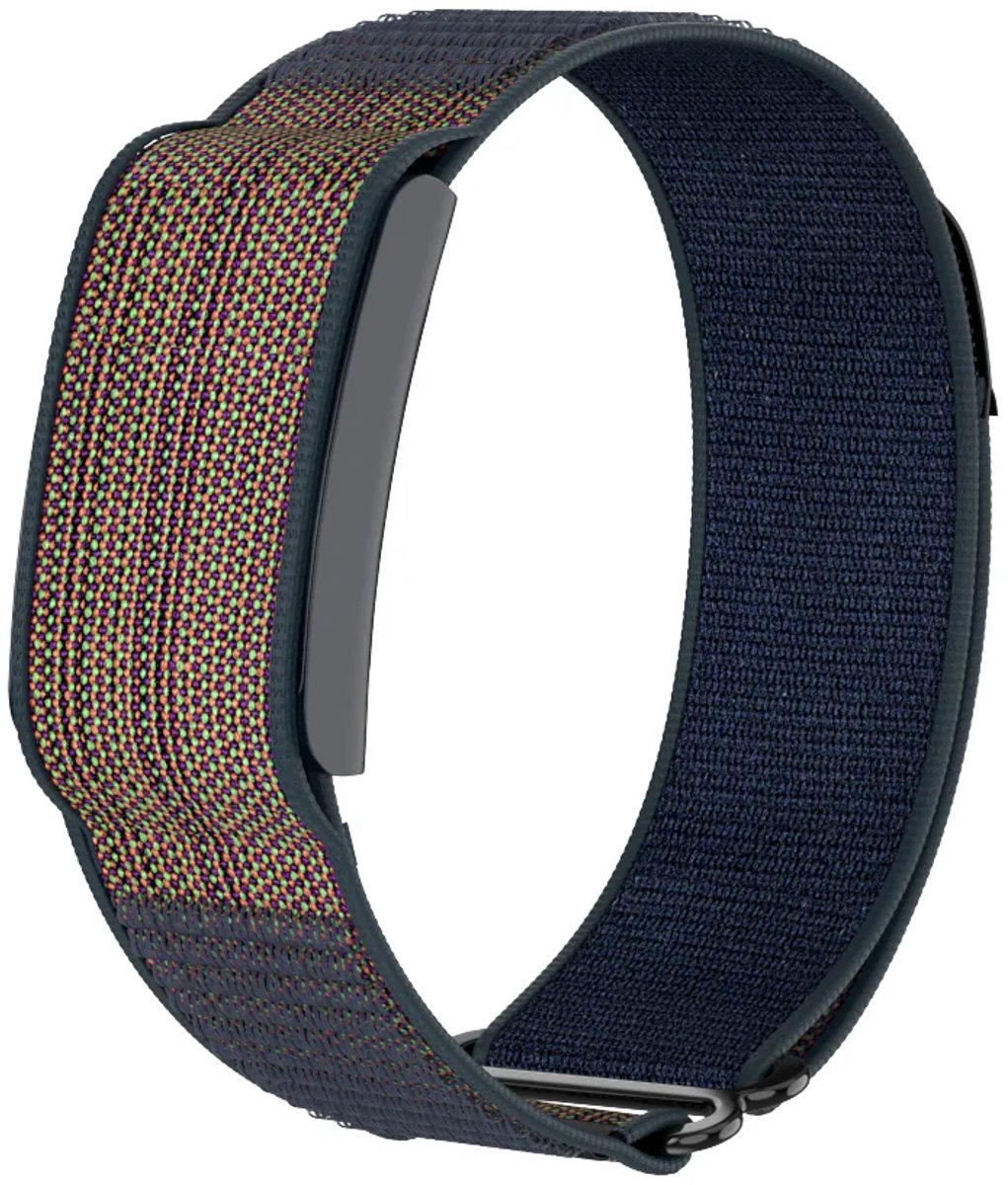 Strap-it Nylon bandje geschikt voor Amazfit Helio (Blauw)