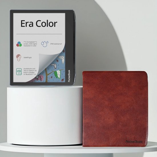 PocketBook Era Color + Bruin Hoesje - Shell Cover - Voordeel ... - cover
