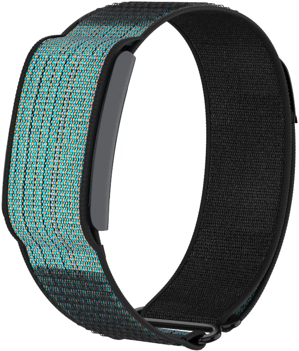 Strap-it Nylon bandje geschikt voor Amazfit Helio (Zwart)