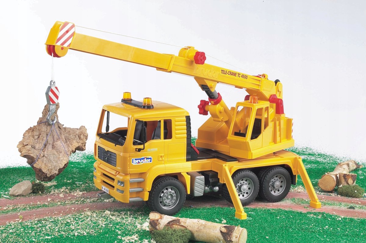 Bruder MAN kraanwagen - schaal 1:16 - speelgoedvoertuig — afbeelding 3